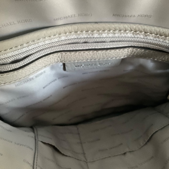 Michael Kors gray leather backpack - Picture 6 of 10